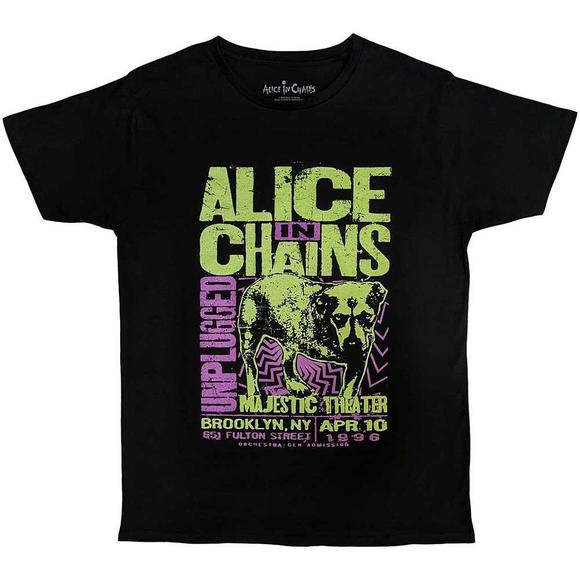 Tops - Alice In Chains Unisex T-Shirt Unplugged Dog